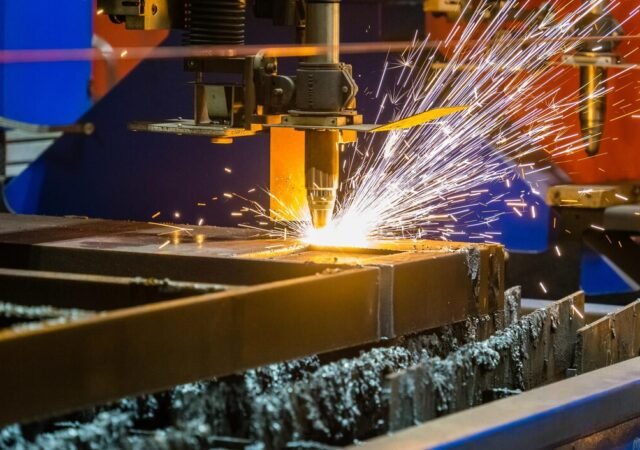 closeup-shot-sparks-flying-from-industrial-steel-cutter_181624-60300